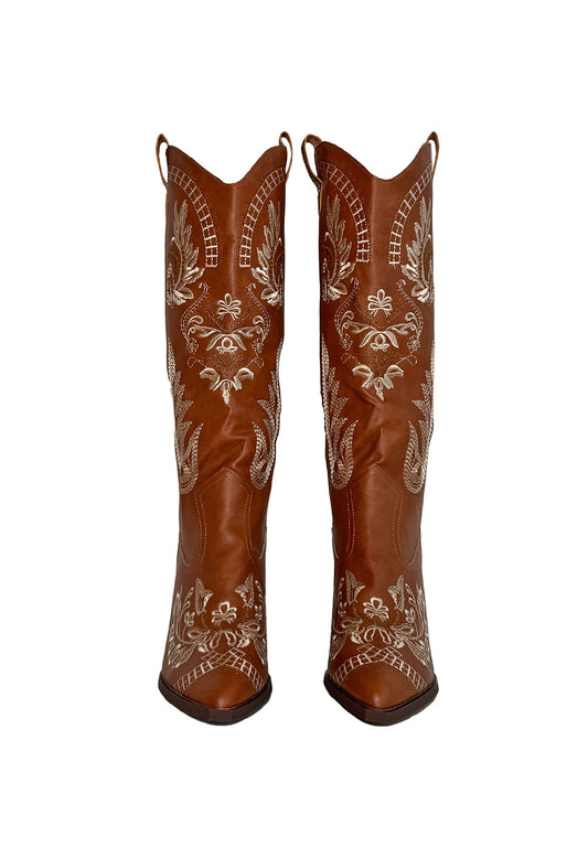 BOOTS - COWBOY BROWN