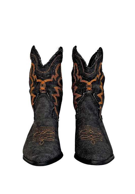 BOOTS - DENIM BLACK
