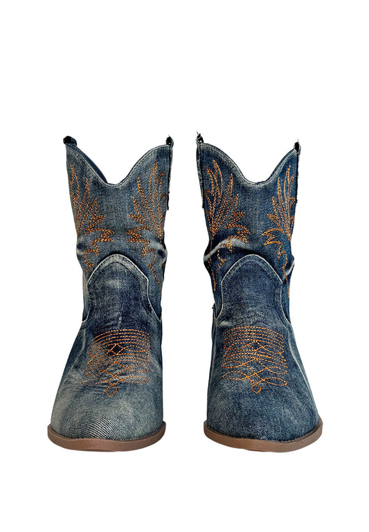 BOOTS - DENIM FADED BLUE