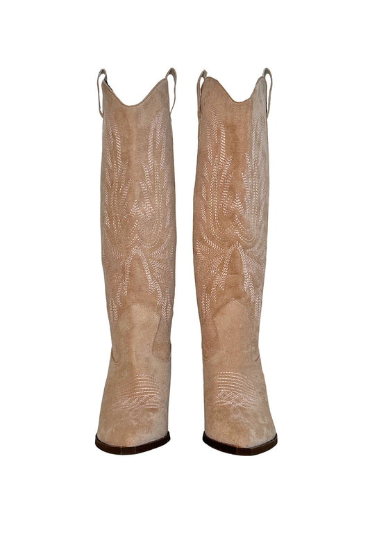 BOOTS - SUEDE BEIGE