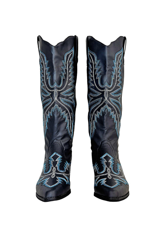 BOOTS - LEATHER BLUE