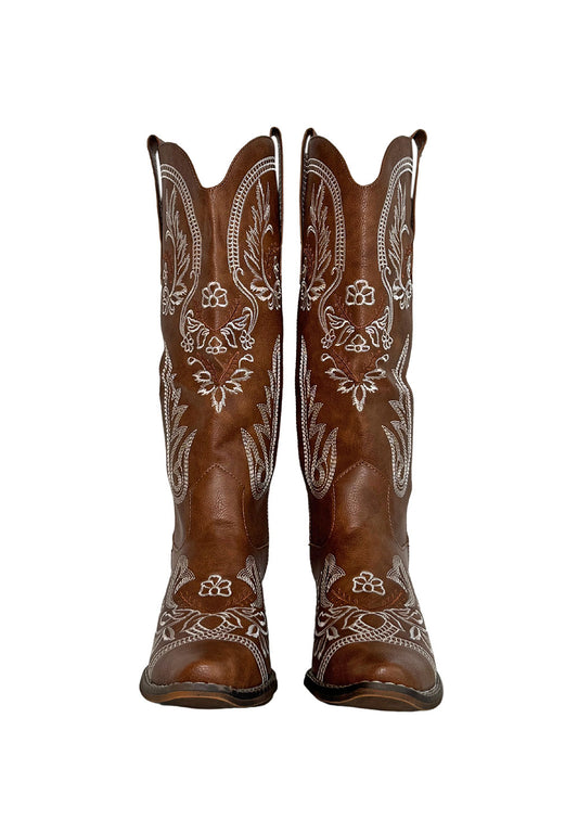 BOOTS - COWBOY BROWN