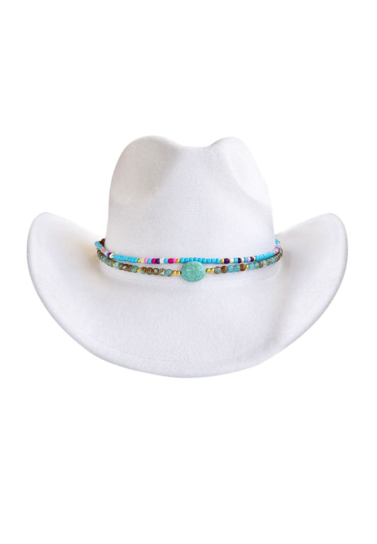 HAT - COWBOY WHITE