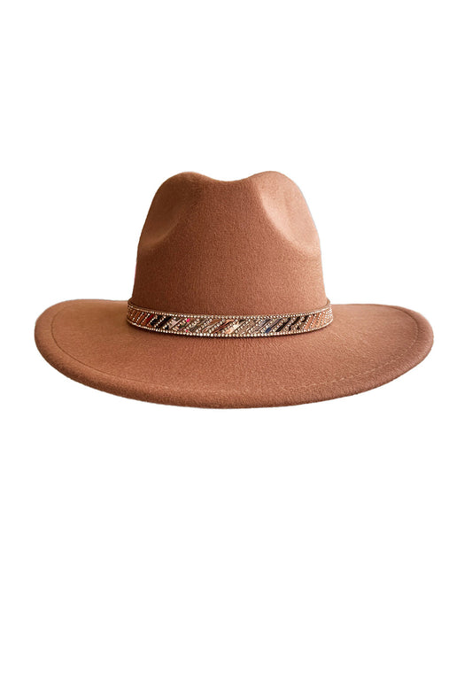 HAT - FEDORA CAMEL