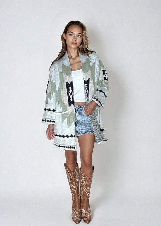 CARDIGAN - BOHO TRIBAL