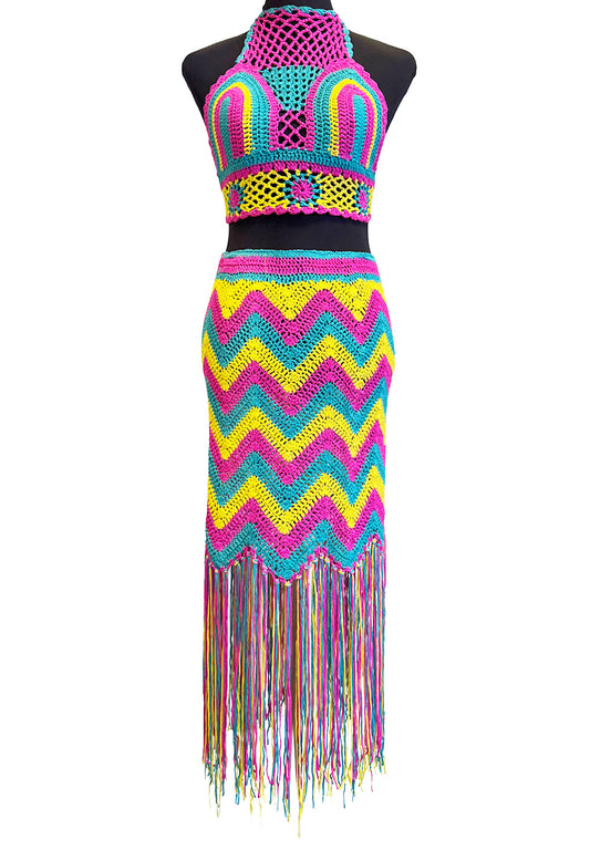 CROCHET - SET MULTICOLOR