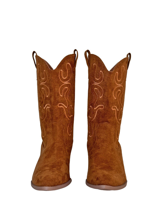 BOOTS - SUEDE CAMEL