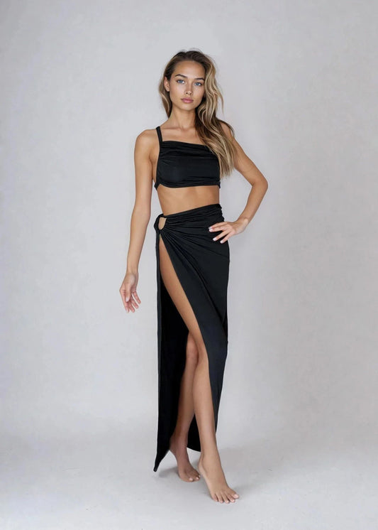 TWO-PIECE SET - BLACK