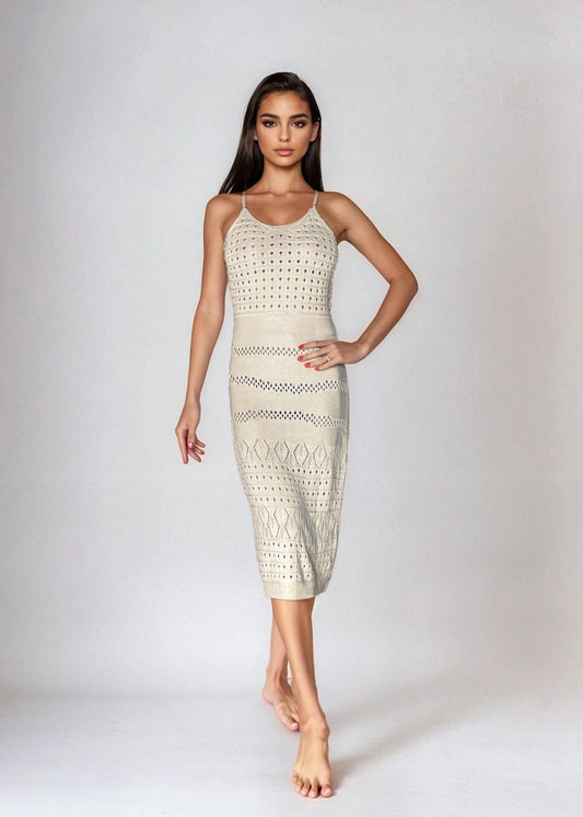 CROCHET - DRESS APRICOT